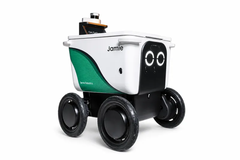 Serve Robotics Gen 3 Delivery Robot